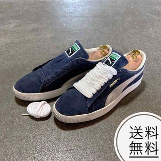 プーマ(PUMA)の【送料無料❗️希少サイズ❗️おまけ付き】プーマ 90681スエード 27.5 紺(スニーカー)