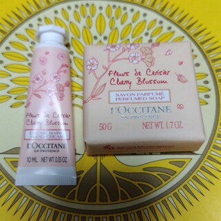 ロクシタン(L'OCCITANE)のロクシタンチェリーブロッサムソフトハンドクリーム&バスソープ(ハンドクリーム)