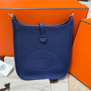 エルメス(Hermes)のエルメス　ミニエブリン　TPM ブルーサファイア(ショルダーバッグ)