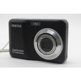 【返品保証】 【便利な単三電池で使用可】ペンタックス Pentax Optio E90 ブラック 3x コンパクトデジタルカメラ  s9440(コンパクトデジタルカメラ)
