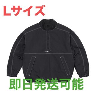 シュプリーム(Supreme)のSupreme Nike Ripstop Pullover "BLACK" L(ナイロンジャケット)