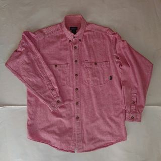 パタゴニア(patagonia)の【パタゴニア】ボタンダウン ワークシャツ／ピンク系／men's Ｌ(シャツ)