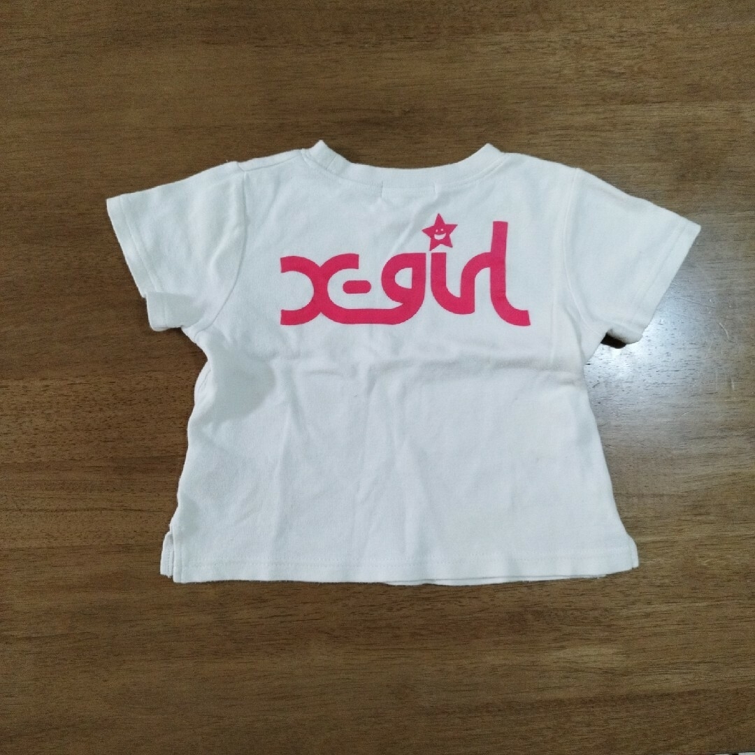 X-girl Stages(エックスガールステージス)のTシャツ キッズ/ベビー/マタニティのキッズ服女の子用(90cm~)(Tシャツ/カットソー)の商品写真