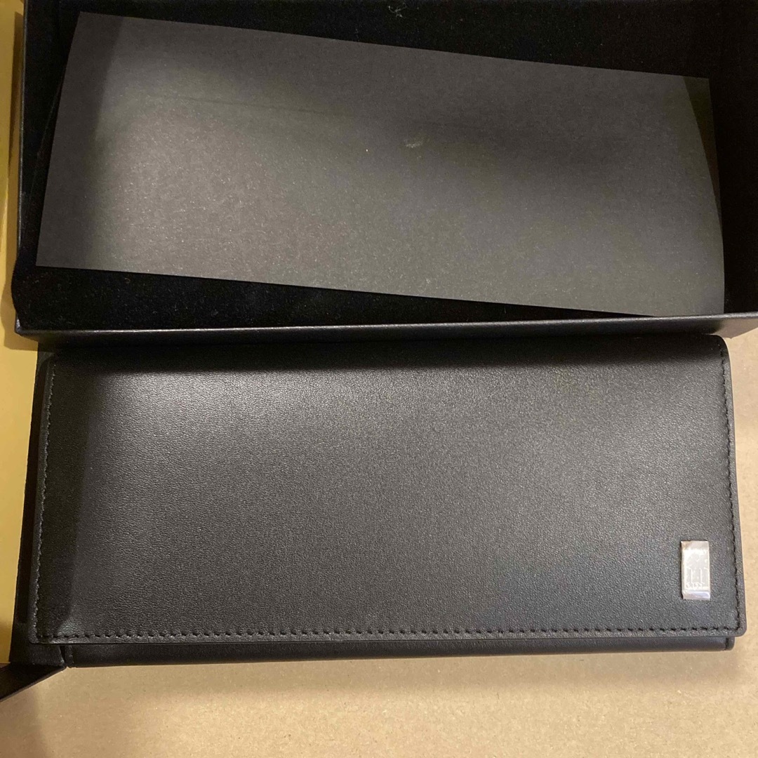 ダンヒル　長財布　サイドカー　ブラック