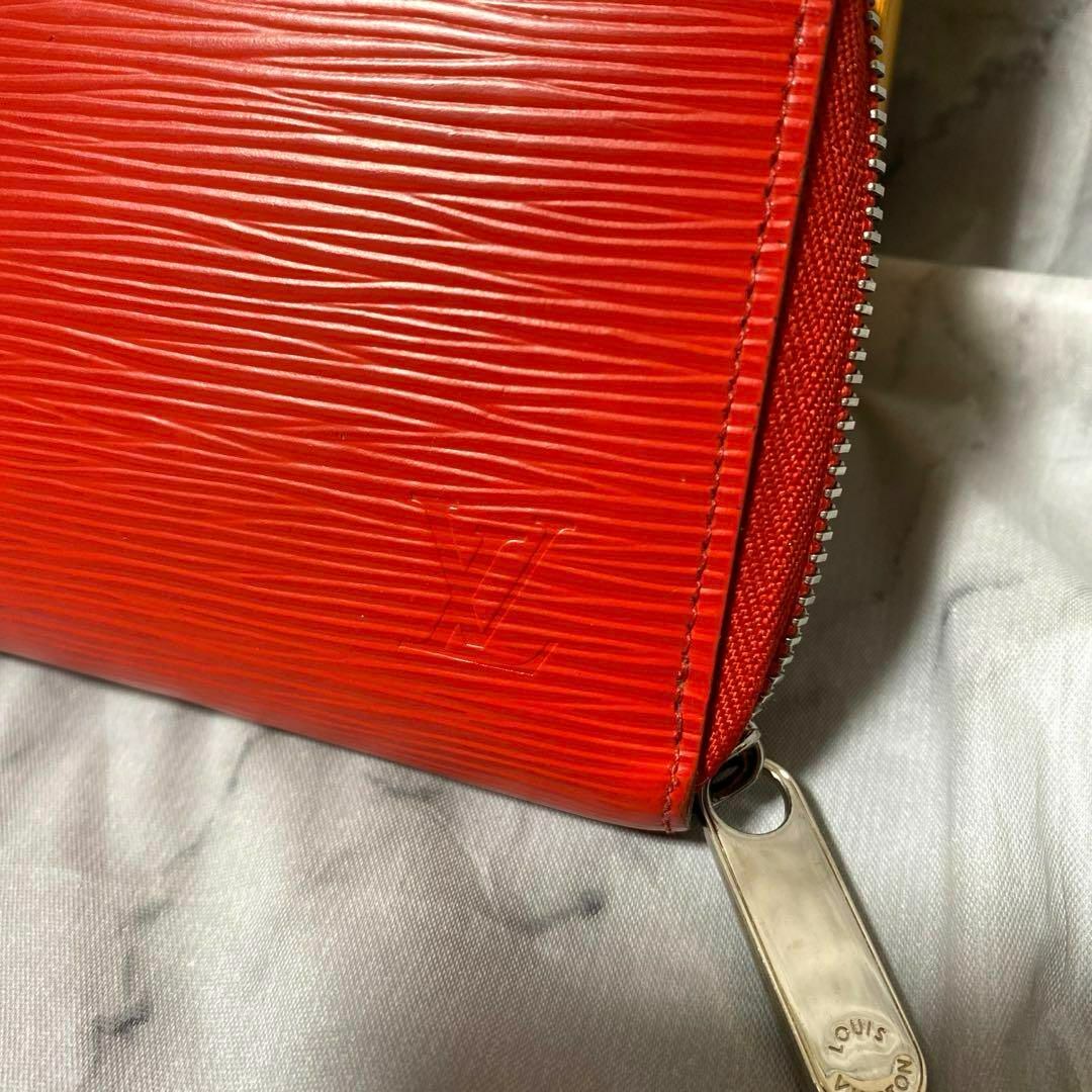 LOUIS VUITTON(ルイヴィトン)の【極美品】 ルイヴィトン ジッピーウォレット エピ 長財布 コクリコ 正規品 レディースのファッション小物(財布)の商品写真