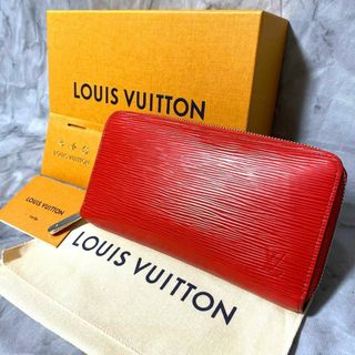 ルイヴィトン(LOUIS VUITTON)の【極美品】 ルイヴィトン ジッピーウォレット エピ 長財布 コクリコ 正規品(財布)