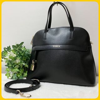 フルラ(Furla)の極美品 FURLA 2way パイパー ショルダー ハンド バッグ 鍵 現行ロゴ(ショルダーバッグ)