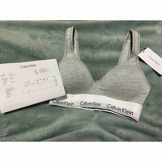 カルバンクライン(Calvin Klein)のCalvin Klein スクープ バック ライトリー ラインド ブラレット(その他)