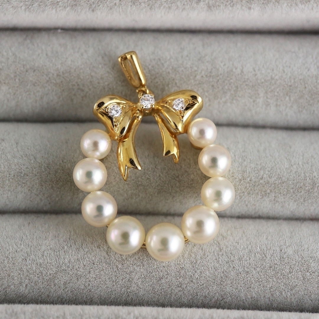 MIKIMOTO(ミキモト)の＜MIKIMOTO＞ K18　パール　ペンダント　D3P レディースのアクセサリー(ネックレス)の商品写真