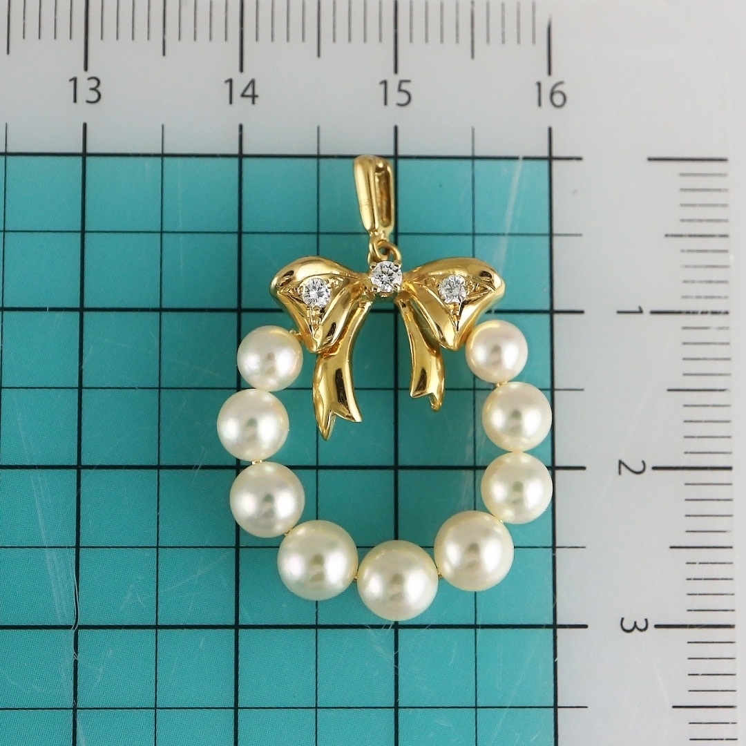 MIKIMOTO(ミキモト)の＜MIKIMOTO＞ K18　パール　ペンダント　D3P レディースのアクセサリー(ネックレス)の商品写真