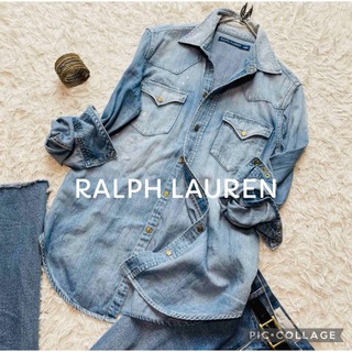 Ralph Lauren - RALPH LAUREN ラルフローレン　ウエスタンデニムシャツ　ヴィンテージ加