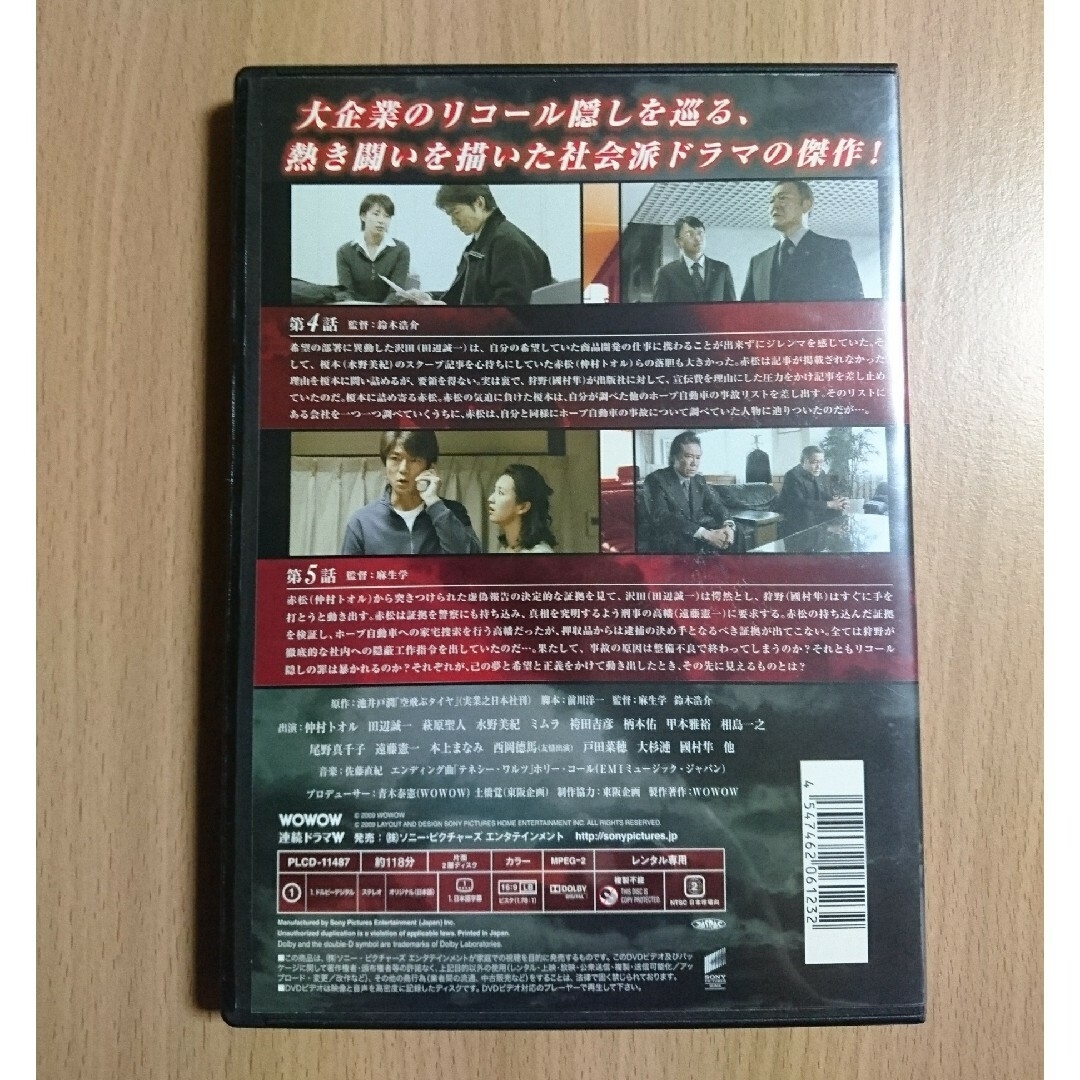 ドラマ 「空飛ぶタイヤ」 全3巻セット  DVD エンタメ/ホビーのDVD/ブルーレイ(TVドラマ)の商品写真