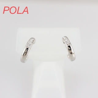 ポーラ(POLA)の＜POLA＞ Pt900　ダイヤ　ピアス　D0.08　保付(ピアス)