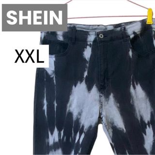 SHEIN - SHEIN 絞り染め ストレッチデニム XXL  シーイン タイダイ ジーンズ