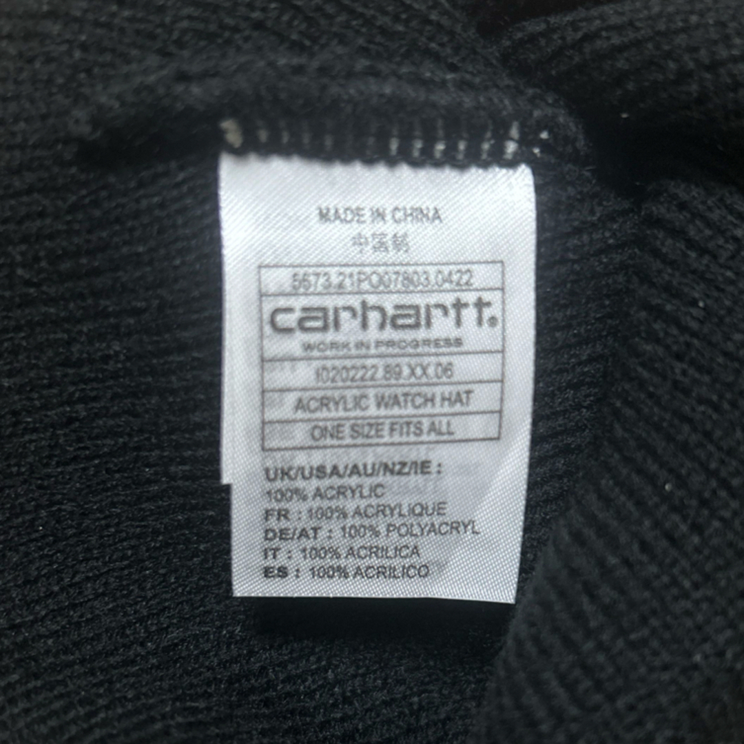 carhartt(カーハート)の期間限定値下げ　carhartt ニット帽　ビーニー メンズの帽子(ニット帽/ビーニー)の商品写真