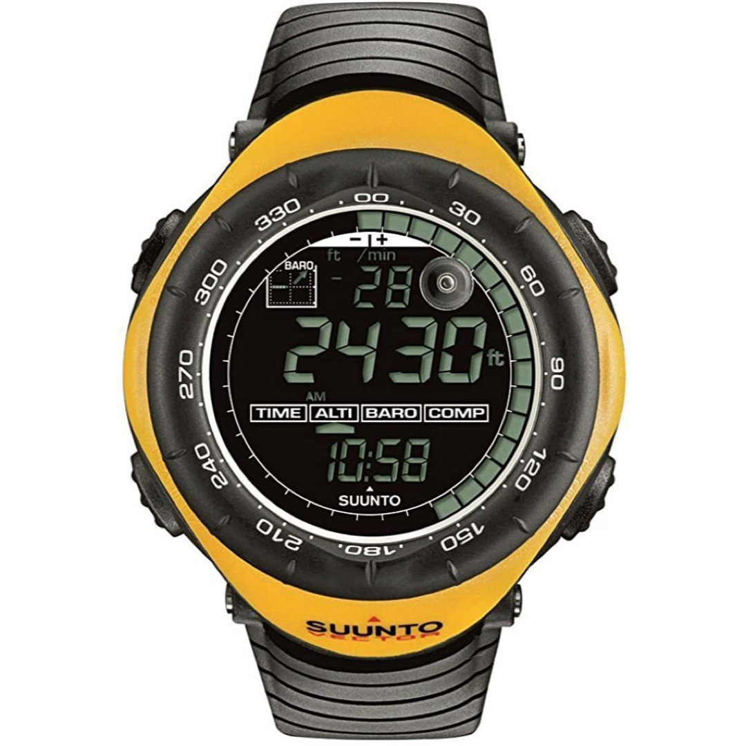 SUUNTO(スント)のSUUNTO VECTOR イエロー スント ベクターコア レガッタ 腕時計 メンズの時計(腕時計(デジタル))の商品写真