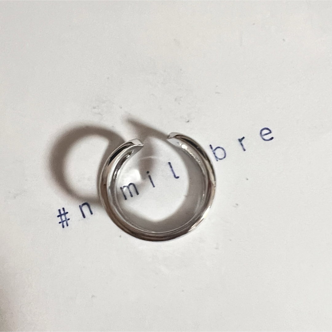 シルバーリング 925 銀 ワーク 幅広め オスモズ風 韓国 指輪 縦11mm① メンズのアクセサリー(リング(指輪))の商品写真