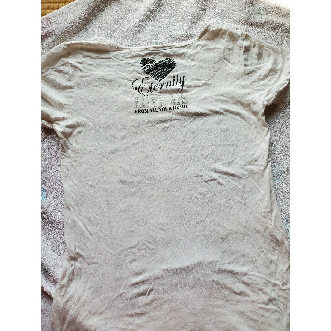 INGNI  プリント 半袖 Tシャツ プリント 可愛い ホワイト メンズのトップス(Tシャツ/カットソー(半袖/袖なし))の商品写真