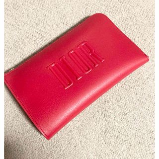 ディオール(Dior)のディオール dior 新品未使用　赤　ポーチ (ポーチ)