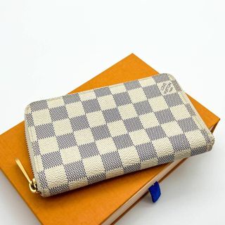 ルイヴィトン(LOUIS VUITTON)の【極美品】ルイヴィトン　ジッピーコンパクト　長財布　ダミエアズール(財布)