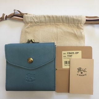 IL BISONTE - 【新品】IL BISONTE がま口財布 水色ブルー アヴィオ 希少