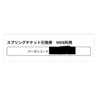 千葉ロッテマリーンズ - 千葉ロッテマリーンズ 2024 スプリングチケット WEB利用引換券