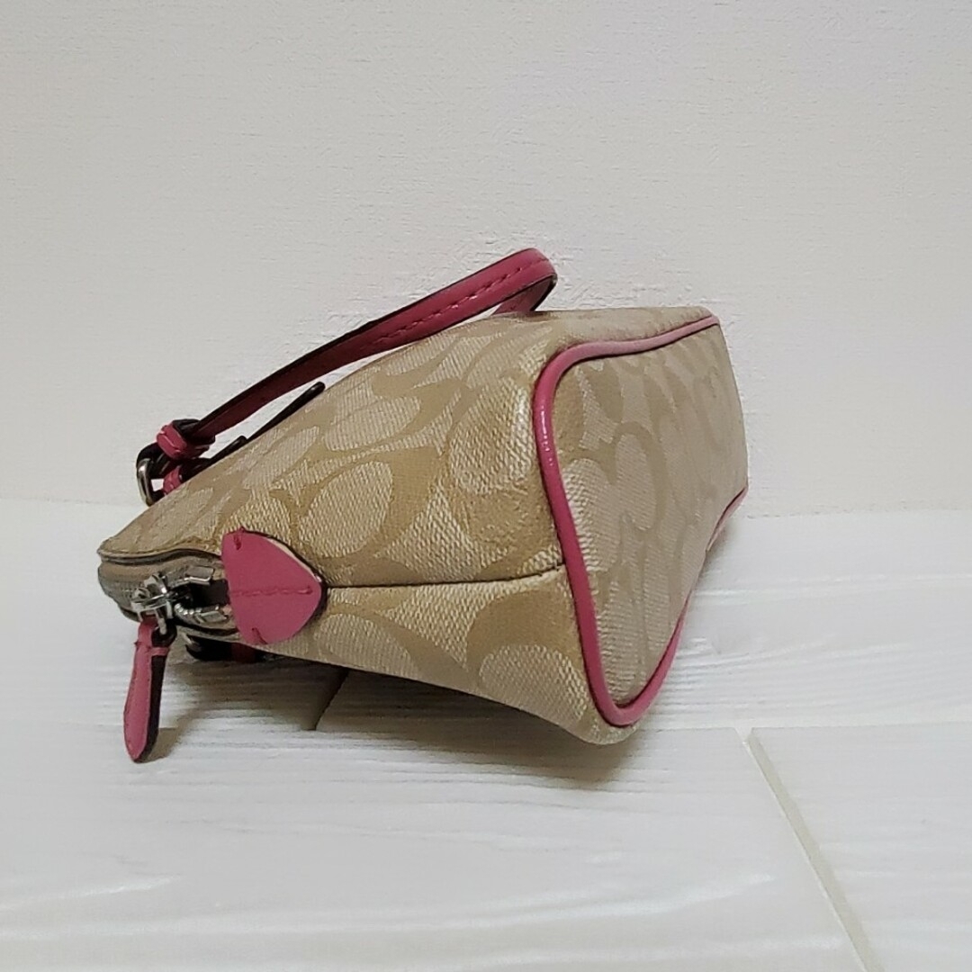 COACH(コーチ)の♡コーチ♡2wayバッグ♡シグネチャー♡ピンク♡ レディースのバッグ(ショルダーバッグ)の商品写真