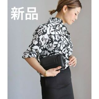 【新品】ドゥーズィエムクラス monochrome print シャツ