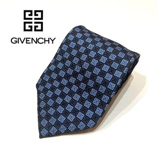 ジバンシィ(GIVENCHY)のジバンシー　ジバンシィ　ネクタイ　ネイビー　ブルー　スーツ　ブランドネクタイ(ネクタイ)