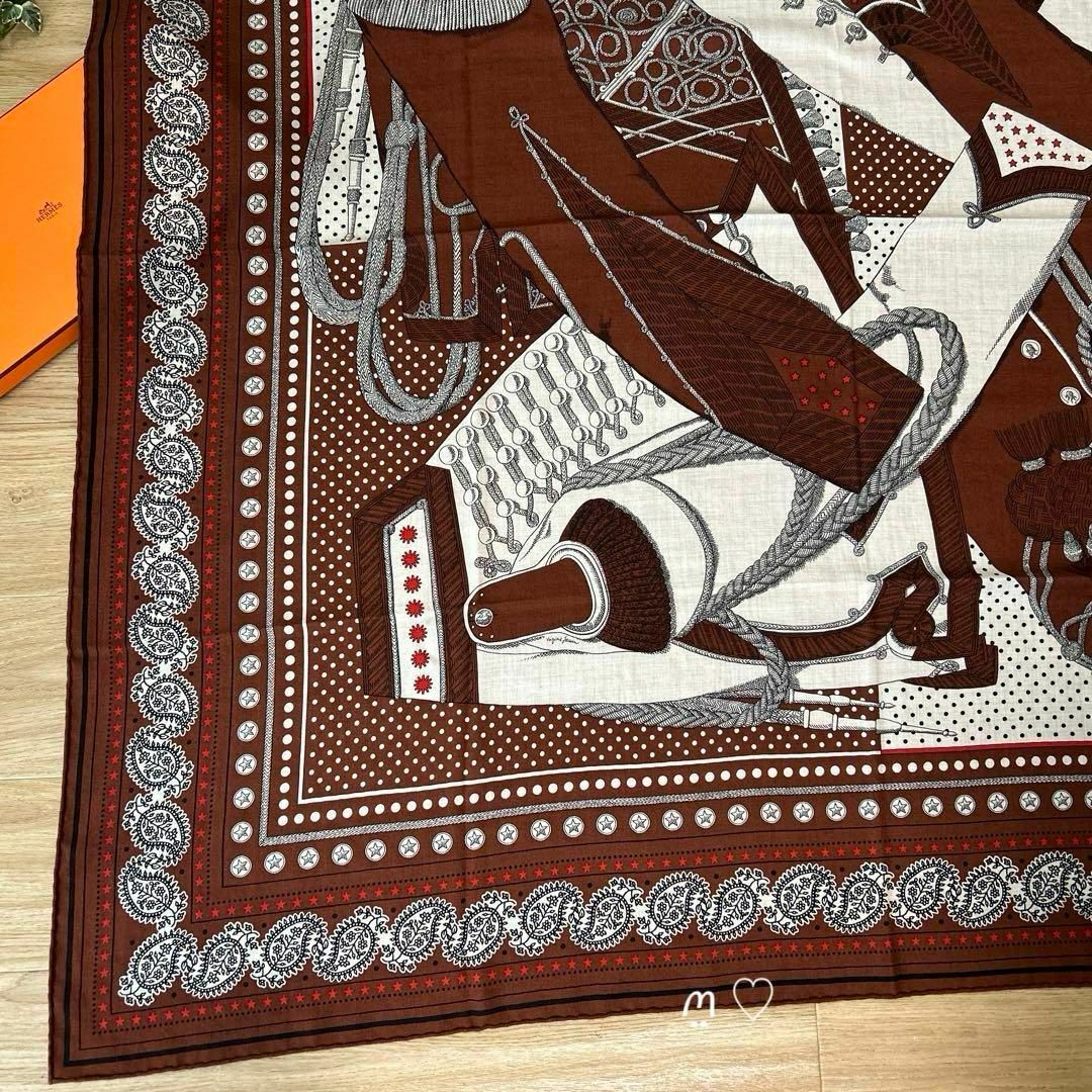 Hermes(エルメス)のHERMES　エルメス　カレ140　ジェアン　ズアヴとドラゴンバンダナ　カシシル レディースのファッション小物(バンダナ/スカーフ)の商品写真