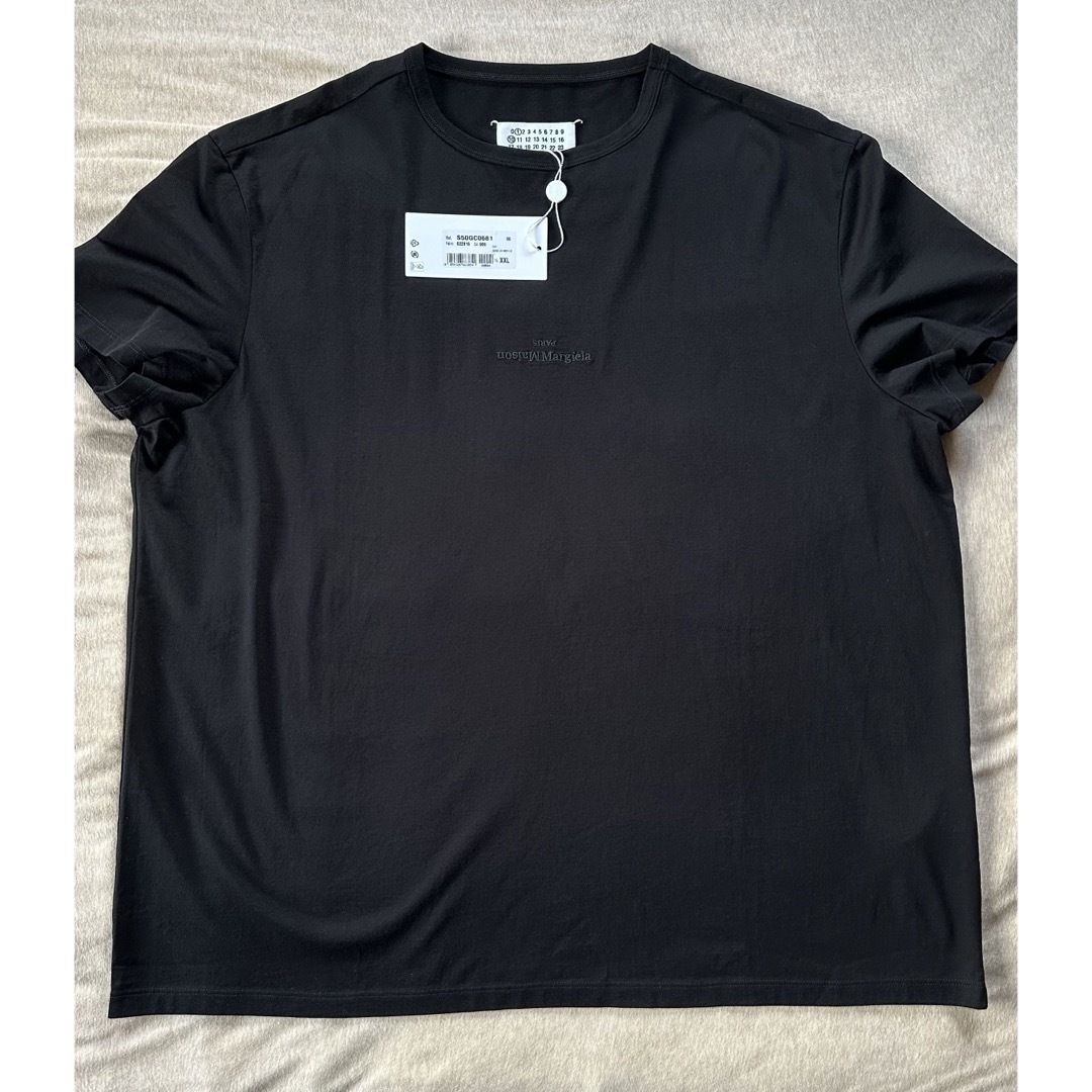 黒XXL新品 メゾン マルジェラ メンズ リバースロゴ Tシャツ 黒XXL新品 メゾン マルジェラ メンズ リバースロゴ Tシャツ
