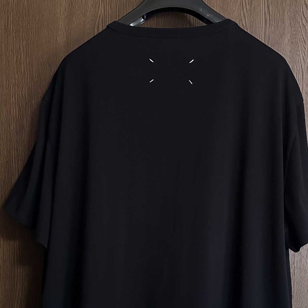 黒XXL新品 メゾン マルジェラ メンズ リバースロゴ Tシャツ 黒XXL新品 メゾン マルジェラ メンズ リバースロゴ Tシャツ
