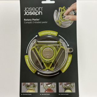 ジョセフジョセフ(Joseph Joseph)のJoseph Joseph ジョセフ ジョセフ ロータリーピーラー グリーン(調理道具/製菓道具)