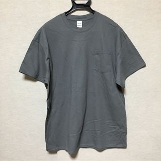 ギルタン(GILDAN)の新品 GILDAN ギルダン 半袖Tシャツ ポケット付き チャコールグレー XL(Tシャツ/カットソー(半袖/袖なし))