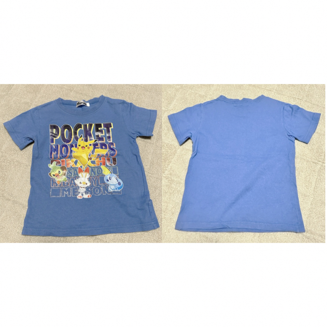 ポケモン(ポケモン)のポケモンTシャツ2枚　110 120 キッズ/ベビー/マタニティのキッズ服男の子用(90cm~)(Tシャツ/カットソー)の商品写真