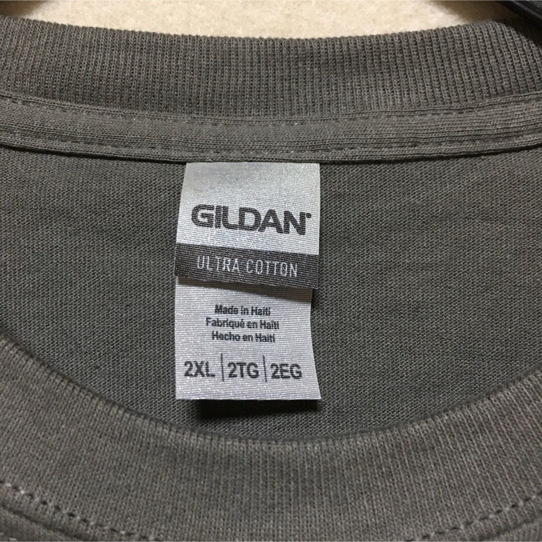 GILDAN(ギルタン)の新品 GILDANギルダン 半袖Tシャツ ポケット付き チャコールグレー 2XL メンズのトップス(Tシャツ/カットソー(半袖/袖なし))の商品写真