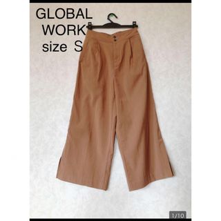 グローバルワーク(GLOBAL WORK)のグローバルワーク レディース　ワイドパンツ ガウチョウ　ブラウン系　size Ｓ(キュロット)