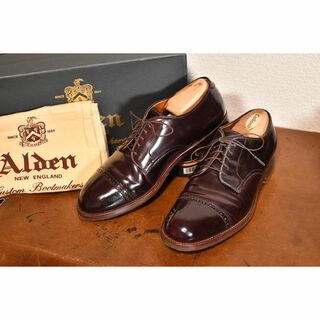 オールデン(Alden)の【美品】ALDEN #A6502 cordovan 7B/D 25cm(ドレス/ビジネス)