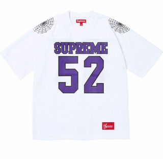 シュプリーム(Supreme)のSupreme Spiderweb Football Jerseyシュプリーム(Tシャツ/カットソー(半袖/袖なし))