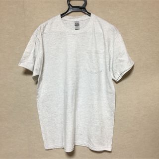 GILDAN - 新品 GILDAN ギルダン 半袖Tシャツ ポケット付き アッシュグレー L