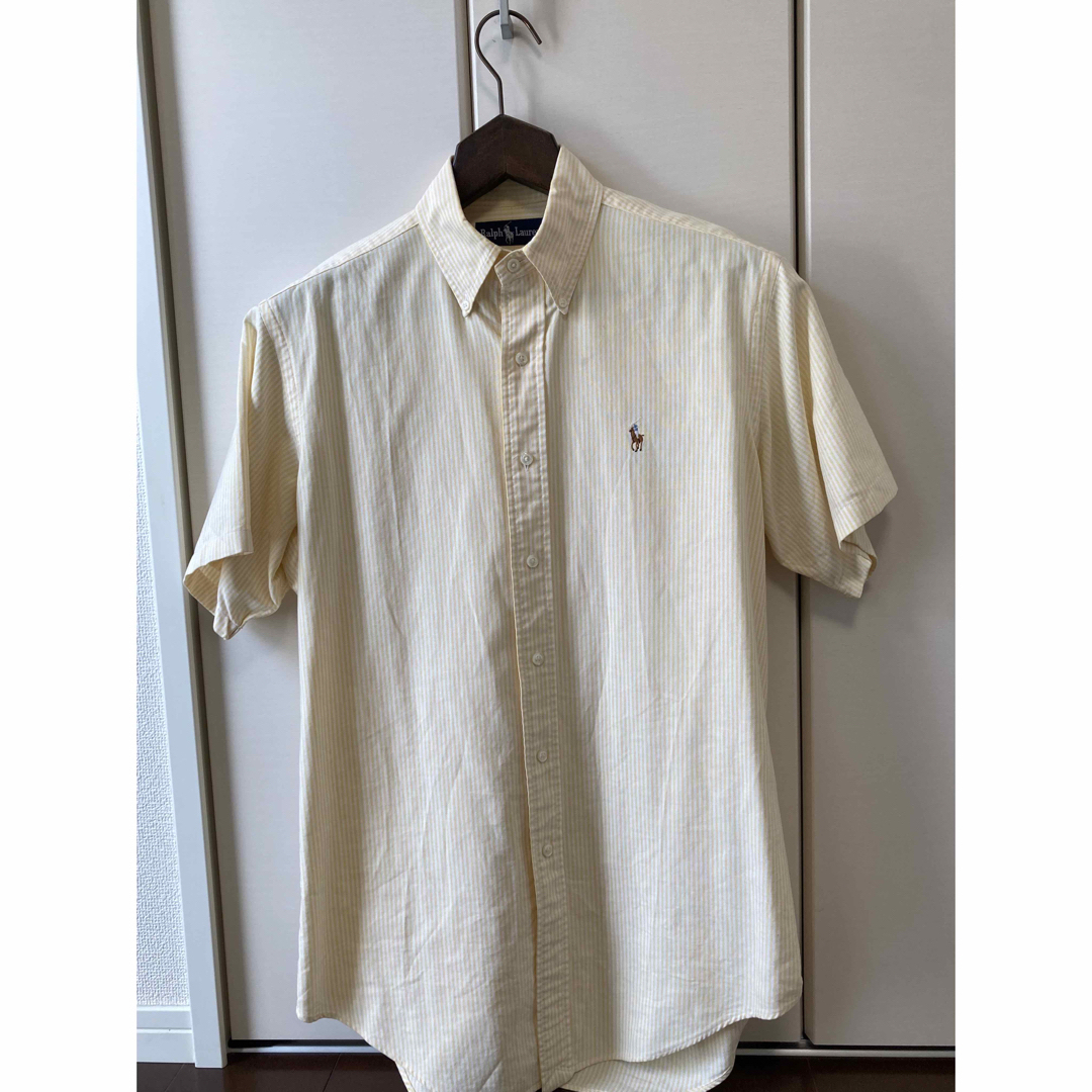 POLO RALPH LAUREN(ポロラルフローレン)のPoLo by Ralph Lauren ボタンダウン 半袖シャツ イエロー メンズのトップス(シャツ)の商品写真