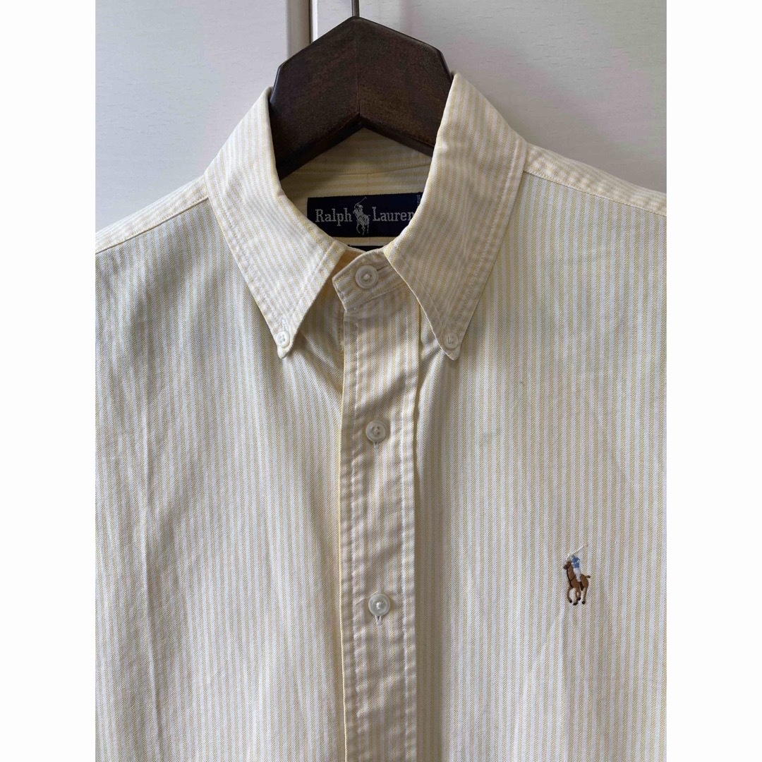 POLO RALPH LAUREN(ポロラルフローレン)のPoLo by Ralph Lauren ボタンダウン 半袖シャツ イエロー メンズのトップス(シャツ)の商品写真