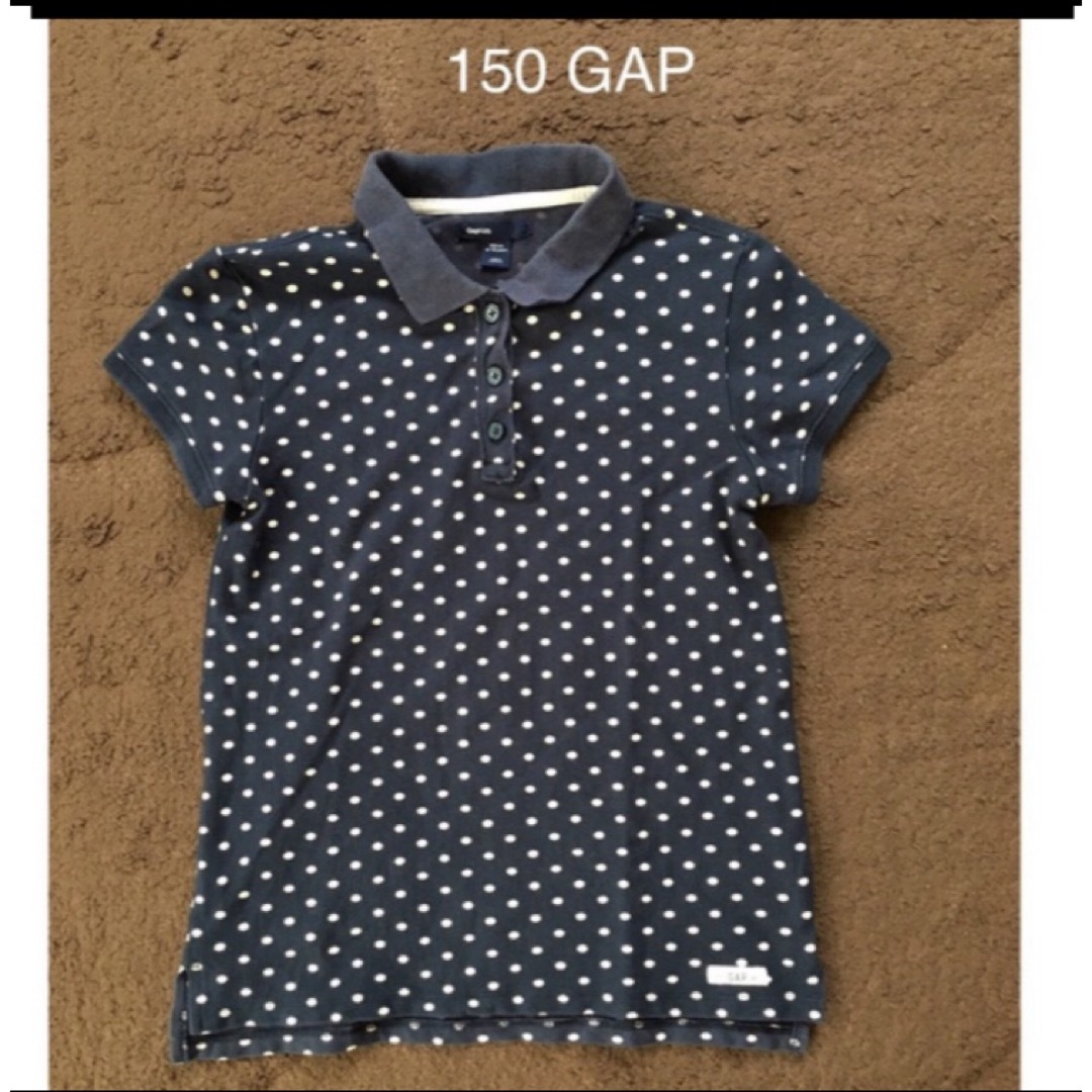 GAP Kids(ギャップキッズ)の150 GAP ポロシャツ キッズ/ベビー/マタニティのキッズ服女の子用(90cm~)(Tシャツ/カットソー)の商品写真