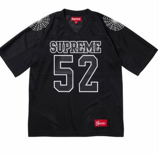 シュプリーム(Supreme)のSupreme Spiderweb Football Jerseyシュプリーム(Tシャツ/カットソー(半袖/袖なし))