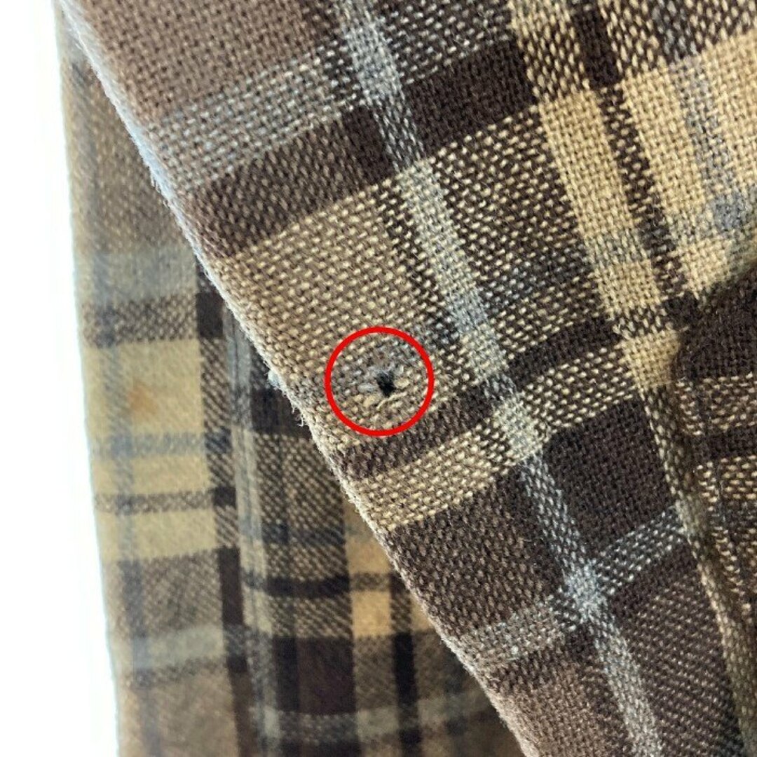 PENDLETON(ペンドルトン)の★PENDLETON ペンドルトン 70s ウールシャツ ビンテージ USA製 ブラウン sizeM メンズのトップス(シャツ)の商品写真