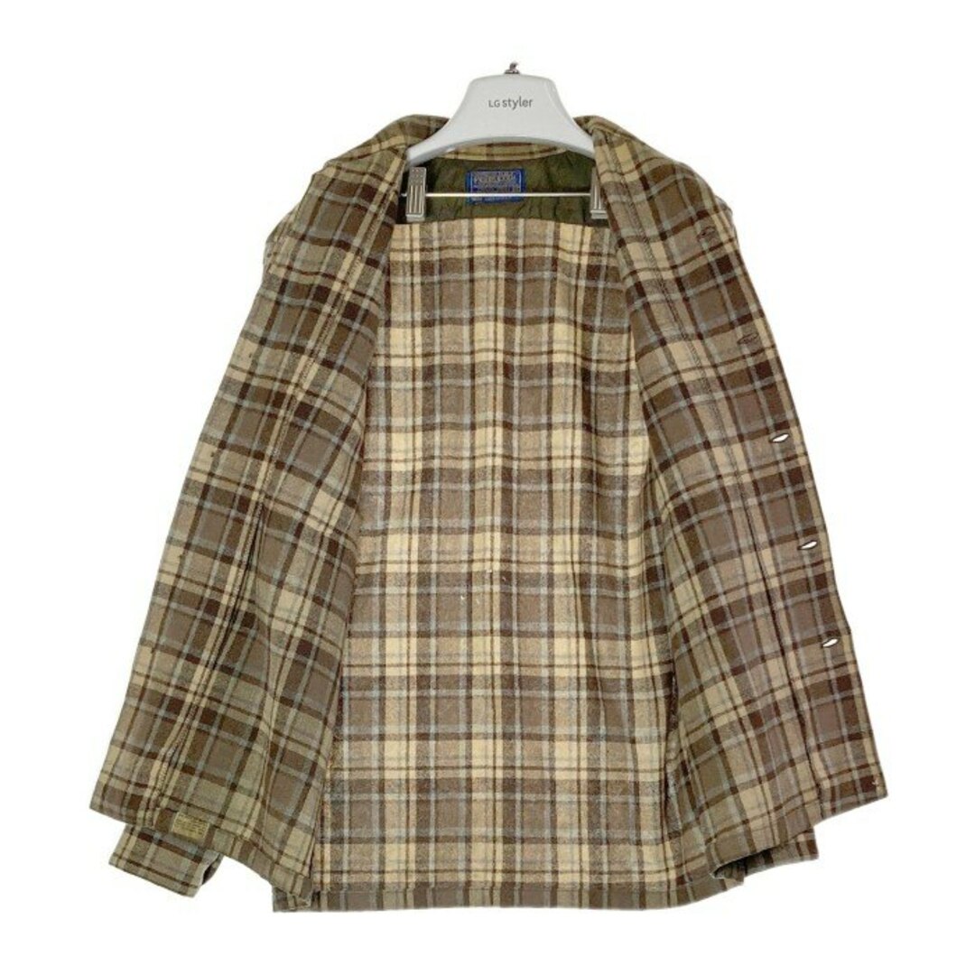 PENDLETON(ペンドルトン)の★PENDLETON ペンドルトン 70s ウールシャツ ビンテージ USA製 ブラウン sizeM メンズのトップス(シャツ)の商品写真