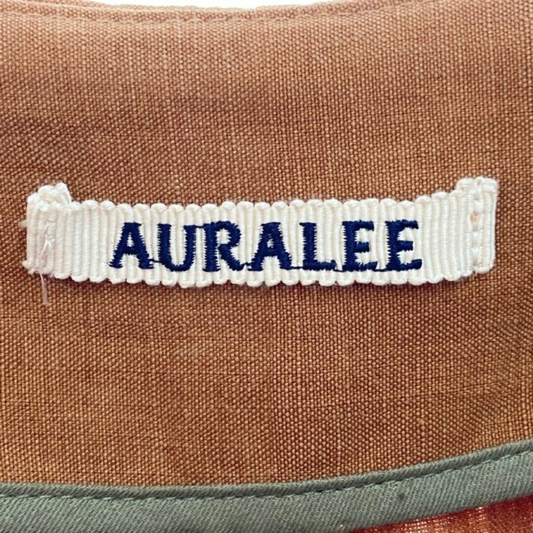 AURALEE(オーラリー)の★AURALEE オーラリー ウォッシュリネン フレアスカート テラコッタ size1 レディースのスカート(ひざ丈スカート)の商品写真