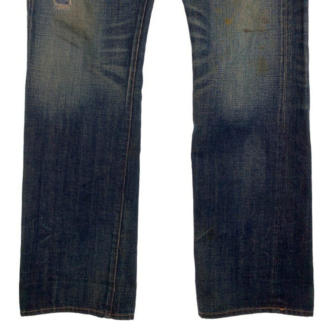 Levi's(リーバイス)のLEVI'S リーバイス S501XX 44501 大戦モデル復刻 デニムパンツ インディゴ ダメージ リペア Size 34 メンズのパンツ(デニム/ジーンズ)の商品写真