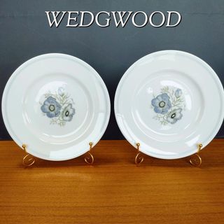 ウェッジウッド(WEDGWOOD)の20.5㎝★ ウエッジウッド スージークーパー グレンミスト プレート ケシの花(グラス/カップ)