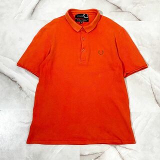 A12552 初期アーカイブ　ラブシモンズ×フレッドペリー　ポロシャツ　オレンジ